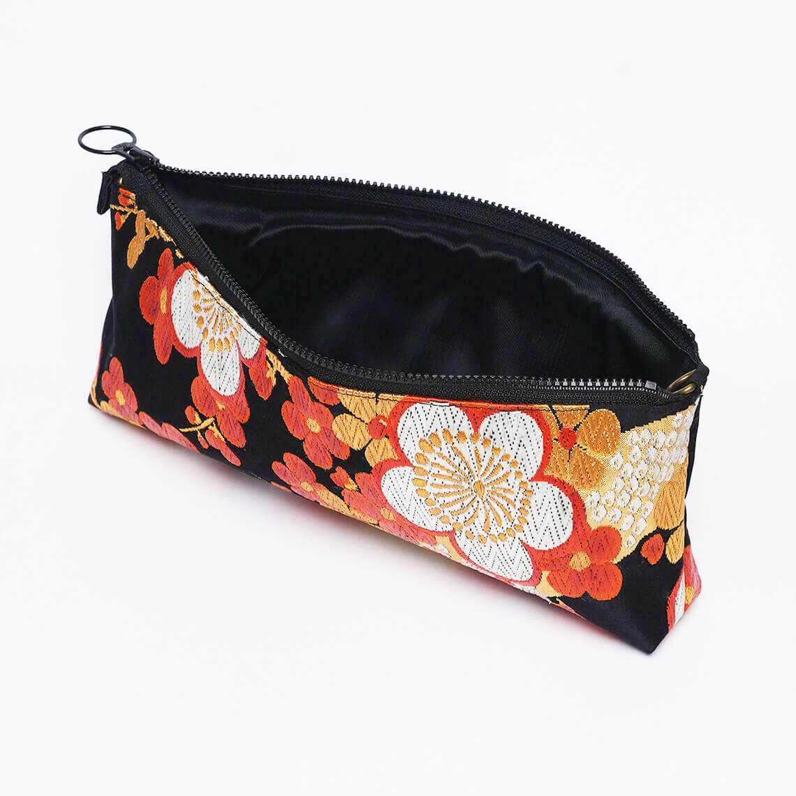 Kimono Obi Silk Piccolo Bag – Plum Blossom